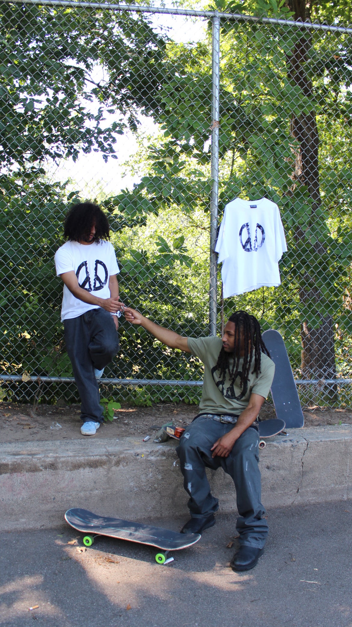 No Peace Tee (White)