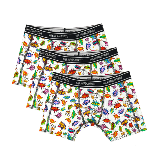 Comic Print Boxers (3 Pack)